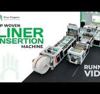 PP Woven BCS Liner Insertion Machine | Running Video | Five ...