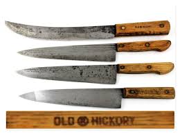 Stamped knives are thinner, lighter, more flexible, and reviews of the best kitchen knives in 2021. Vintage 1940s Set Of Four Old Hickory Chef S Knives Knife Cooks Knife Chef Knife