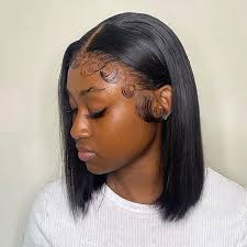 Shop Our European USA Female Black Short Straight Hair Wigs