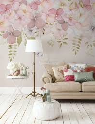 Free high resolution wallpapers for android, iphone and computers. Pink Hydrangea Floral Art Wallpaper Mural Wallmur