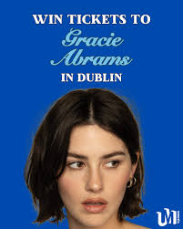 Attention Irish Gracie Abrams fans! We're giving away a pair of tickets to  her 3Arena show