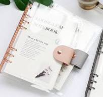 Student Detachable B5 A5 A6 PVC Transparent 6 Hole Binder ...