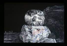 The drawing below is a convincing transfer of the dynamics of moving into a still fragment, overcoming the need for correct proportions. Stone Age Animation In A Digital World William Kentridge At Moma