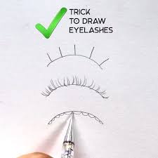 Simple Tip To Draw Eyelashes Simple Tip To Draw Eyelashes Draw Eyelashes Simple Tip Art Girl Funny Memes Art Drawings Simple Sketches Art Drawings
