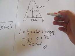 Check spelling or type a new query. Luas Segitiga Sama Kaki Serta Contoh Soal Dan Penyelesaiannya Youtube