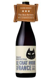 Behold the blurb on the back of this pinot noir's label: Bold Black Cat The Real Review