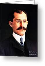 Orville Wright The Wright Brothers Aviation Pioneer History Colorized  20210428 v2 Poster by Wingsdomain Art and Photography
