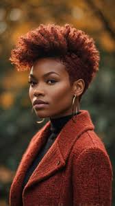 Fall Hair Colors for Black Women Soft Auburn Hair Color