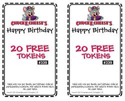 Chuck E Cheese Coupon Chuck E Cheese Birthday Chuck E Cheese Birthday Coupons