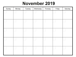 Blank November 2019 Calendar Excel Blank Calendar Calendar Excel Calendar
