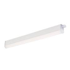 Points de vente, hangar, garage. Reglette Led Raccordable Et Connectable Colours Rangement Minidoka Blanc 5w 30 Cm Ip20 Castorama