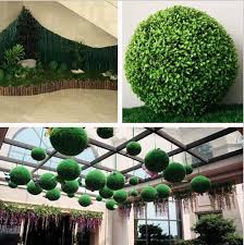 Top selected products and reviews. Buy Plastic Green Conifer Topiary Ball Grass Boxwood Hanging Garden Decoration At Affordable Prices Price 2 Usd Free Shipping Real Reviews With Photos Joom