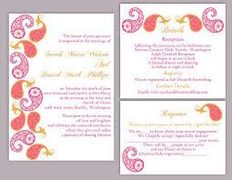 Bollywood Wedding Invitation Template Download Printable Invitations Editable Orange Pink Wedding Invitation Indian Invites Paisley Diy Dg39 Free Printable Wedding Invitation Templates Instant Download Wedding Invitations Wedding Invitation Card