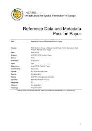 Writing position papers benefits you in many ways. Http Inspire Ec Europa Eu Reports Position Papers Inspire Rdm Pp V4 3 En Pdf