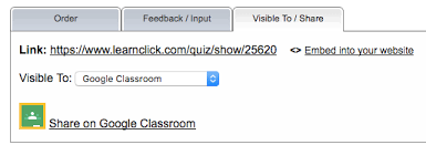 Kullanımı kolay ve güvenli olan bu araç eğitmenlerin öğrenim deneyimlerini yönetmesine, ölçmesine ve zenginleştirmesine yardımcı olur. Share Quiz With Google Classroom