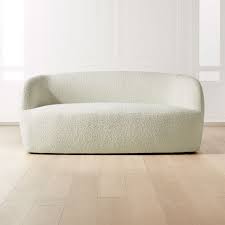 gwyneth boucle loveseat reviews cb2 in 2021 love seat velvet loveseat furniture for small spaces