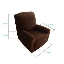 Anself Elastic Soft Polyester Spandex One Seater Recliner Cover 4pcs Set Details Can Be Found By Clicking On The Image Recliner Cover Recliner Sofa Covers