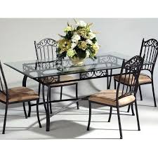 Get the best deals on glass dining table tables. Wrought Iron Rectangular Glass Dining Table Chintaly Imports Furniture Cart