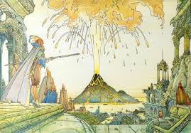Aedena Art By Moebius 1986 1980s 1986 Aedena Art Comics Edena Fantasy Giraud Illustration Jean Moebius Scifi Art Moebius Art Moebius