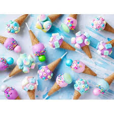 Katherine Sabbath Recipe For Mini Ice Cream Cake Pops Recipe Ice Cream Cake Pops Ice Cream Cone Cake Pops Fudge Ice Cream Cake