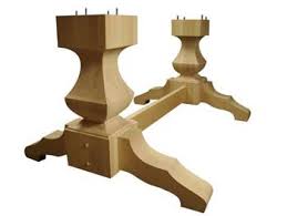 Would Need To Special Order Extra Length Wood Pedestal Table Base Pedestal Table Diy Dining Table
