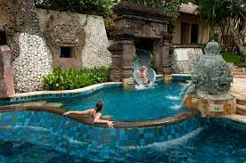 Children Pool At Ayana Resort Spa In Bali Indonesia It S The Perfect Family Holiday Recreation For The Ki Luxury Beach Resorts Family Friendly Hotels Resort