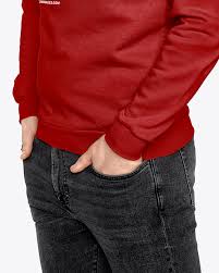 Download Man In A Sweatshirt Mockup In Apparel Mockups On Yellow Images Object Mockups