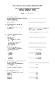 Pergantian posisi ketua, bendahara dan pengurus ini diharapkan menjadi estafet perjuangan demi kemajuan pada yayasan dan pondok pesantren tersebut. Http Pelayanan Jakarta Go Id Download Dok Perizinan Formulir 20a 6 20 Izin 20operasional 20pendidikan 20inklusi Pdf