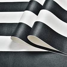 Black And White Striped Background Horizontal Amazon Com Black And White Stripes Wallpaper Non Self Sticking No 18686 Home Improvement Striped Wallpaper Wall Wallpaper Striped Wallpaper For Walls