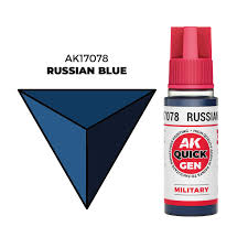 AK-Interactive: Quick Gen Acrylic Contrast - Russian Blue 18 ml
