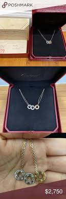 Cartier Love Necklace Cartier Love Necklace With 6 Diamonds The Jewelry Box Is 2020