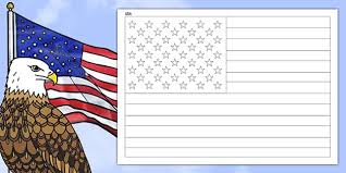 A lovely colouring sheet to go with your teaching of the usa. Usa A4 Colouring Flag
