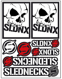 Slednecks Face Your Fears Sticker Sheet 2015