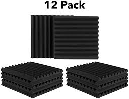 Knowing that, you should make an effort to learn about the best soundproof insulation you could use in walls and ceilings. Ideal For Home Studio Wall Sound Insulation 12 Pack 2 X 12 X 12 Acoustic Foam Panels Studio Foam Wedge Tiles Sound Proof Padding Dekiru Soundproofing Foam Panels Studio Recording Equipment Electronics Stanoc Com