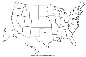 printable blank map of usa outline transparent png map