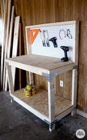 This is the first workbench i ever built and is perfect for anyone just getting started with woodworking or diy. Build This Diy Workbench In A Few Hours With The Simpson Strong Tie Workbench Kit Just Add Lumber What Geni Holzbank Holzbearbeitungs Projekte Zuhause Diy