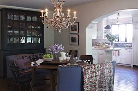 Get free shipping on qualified round kitchen & dining tables or buy online pick up in store today in the furniture department. Curved Bench Transitional Dining Room Kristen Panitch Interiors