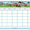 You can give the child a sticker for each accomplishment no matter what it is, or you can use different colored stickers or stars for various achievements. 1