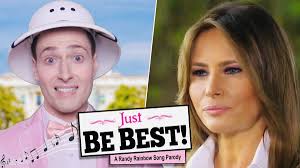 Randy Rainbow On Twitter Relax And Have Several Seats Melania As I Proudly Present Your Slogan Bebest Parody Songs Rainbow Songs Fun To Be One