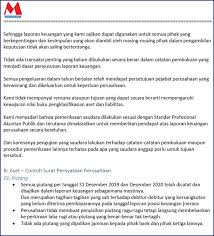 Surat pengalaman kerja yang baik adalah disertai dengan apresiasi dari perusahaan lama mengenai kinerja anda. Contoh Surat Pernyataan Perusahaan Indonesia Dan Inggris