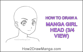 How To Draw A Basic Manga Girl Head Three Quarter View Step By Step Pictures How 2 Draw Manga In the first few chapters, a brief discussion is given about the origin, attributes. how to draw a basic manga girl head