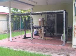Cat Stuff Cat Enclosures Canberra The Courtyard Enclosure Is Large Enough For 3 Or 4 Cats That Get On Cat Enclosure Pets Cats Enclosures