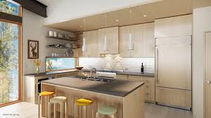 White Washed Oak Slab Front Kitchen Cabinets Google Search Store Architect Residential Interior Home