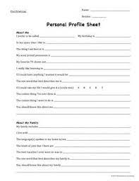You conduct various sessions online on weekly or daily. Personal Profile Sheets Get To Know Your New Students Fu Getting To Know You New Students Teacher Appreciation Week