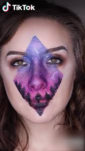 Amazing Makeup Of Northern Sky Super Cool Download Tiktok Now To Find More Trending Makeup Ideas Makeup Hacks Videos Perfect Makeup Tutorial Crazy Makeup