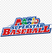 Compile a team, lay the smackdown on bowser's, then bust open the mushroom juice or whatever they drink . Mario Superstar Baseball Logo Mario Superstar Baseball Gamecube Game Png Image With Transparent Background Toppng