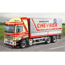 Maquette Camion Daf 95 Porteur Bache Camion Semi Remorque
