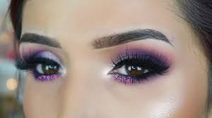 purple smokey eye i prom makeup