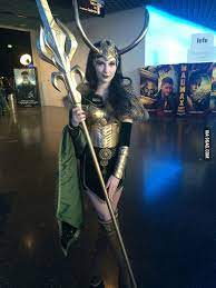 Loki marvel avengers thor female version dress halloween cosplay costume top rated seller. Awesome Female Loki Cosplay 9gag