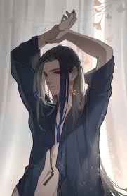 Guys, are you ready to get your favorite tees on? Cute Anime Male Long Hair Novocom Top